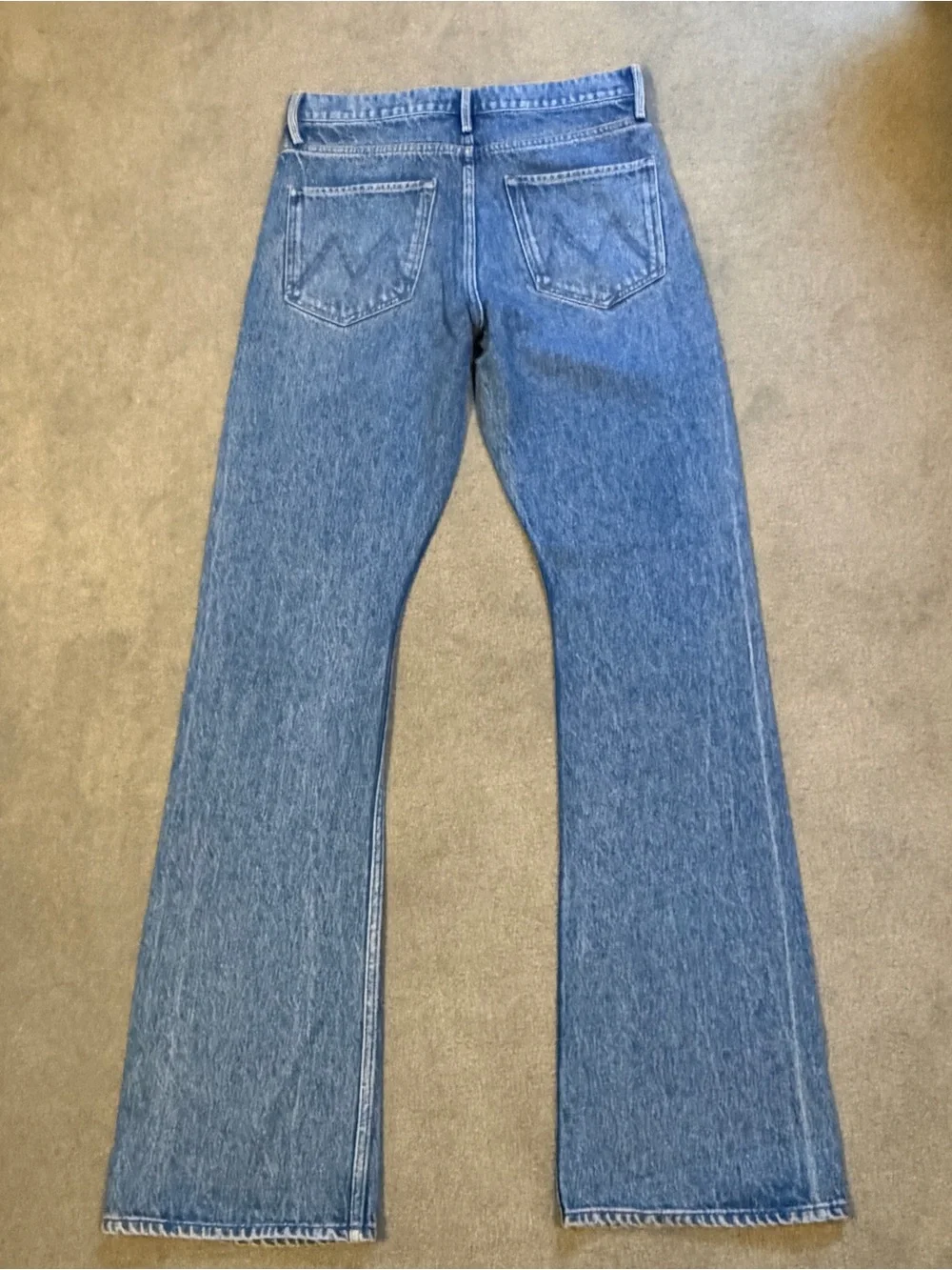 Mother Denim - Snacks! 90s Retro Straight Leg - Light Blue Wash - Slouchy Fit 26 - Picture 3 of 9